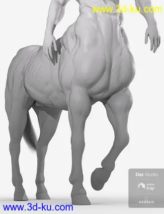 3D打印模型HD Physique Shaping for Genesis 8 Male Centaur的图片