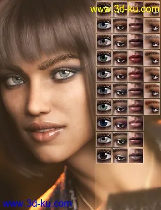 3D打印模型Helena HD For Genesis 8 Female的图片