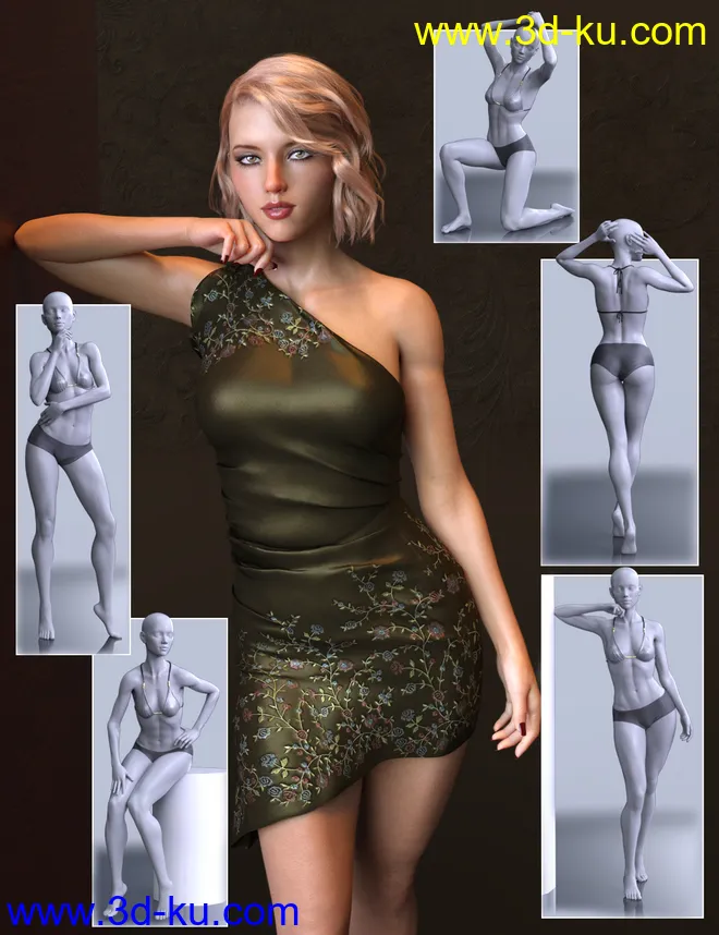 Her Ways Poses for Genesis 8 Female模型的图片7