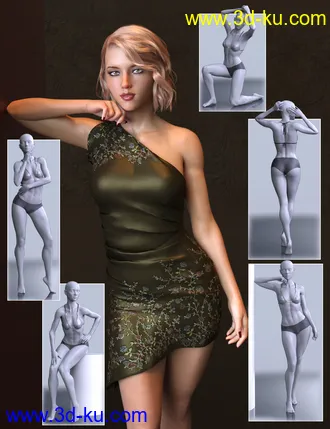 3D打印模型Her Ways Poses for Genesis 8 Female的图片