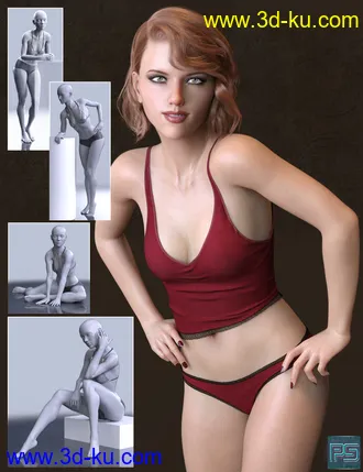 3D打印模型Her Ways Poses for Genesis 8 Female的图片