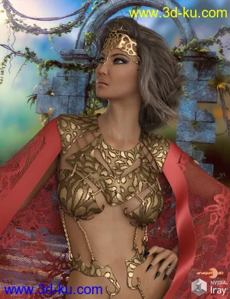 3D打印模型HEROINE - Princess of Mars Outfit for Genesis 8 Female的图片