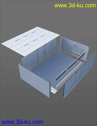 3D打印模型High School Classroom Interior的图片