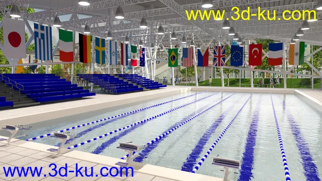High School Pool模型的图片2