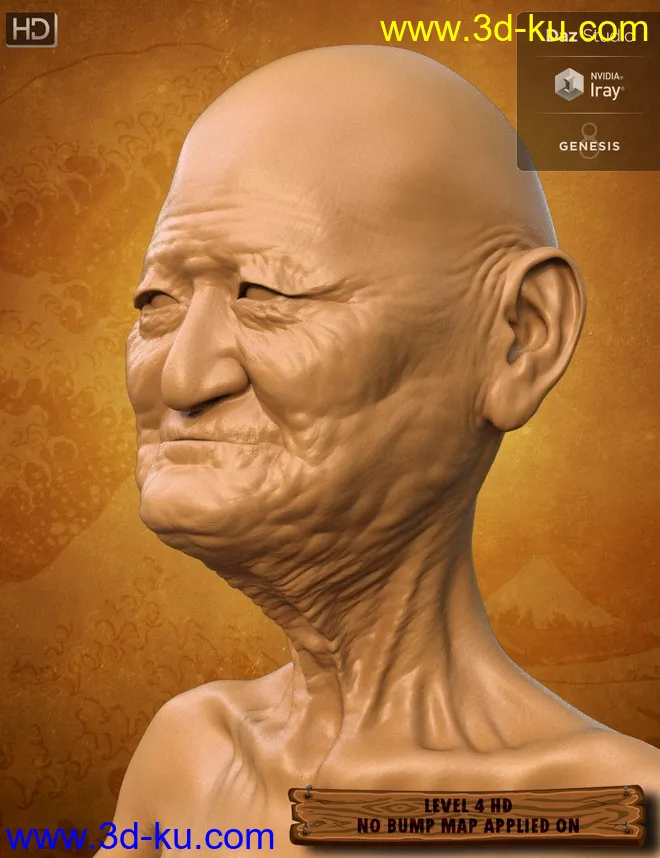 Hitoshi Sensei HD for Genesis 8 Male模型的图片11