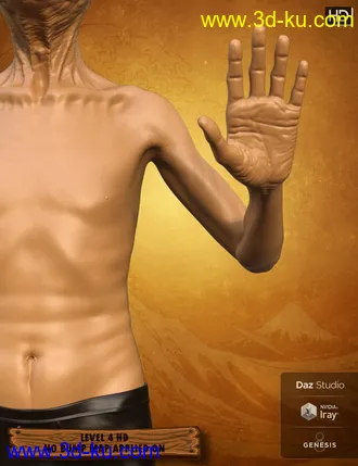 3D打印模型Hitoshi Sensei HD for Genesis 8 Male的图片