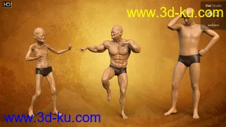 3D打印模型Hitoshi Sensei HD for Genesis 8 Male的图片