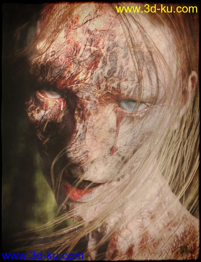 Horrifying Skins for Genesis 3 and 8 Female模型的图片1