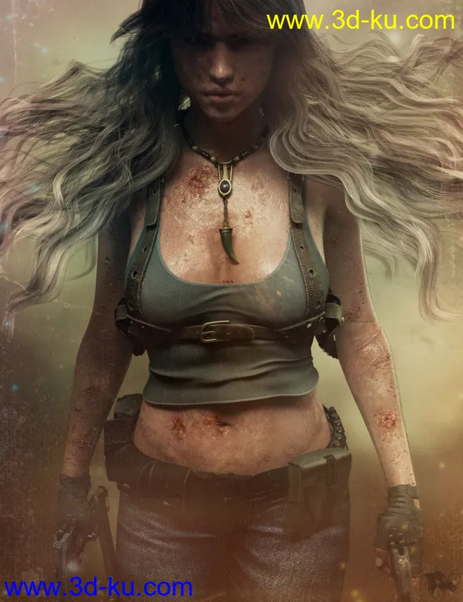 Horrifying Skins for Genesis 3 and 8 Female模型的图片5