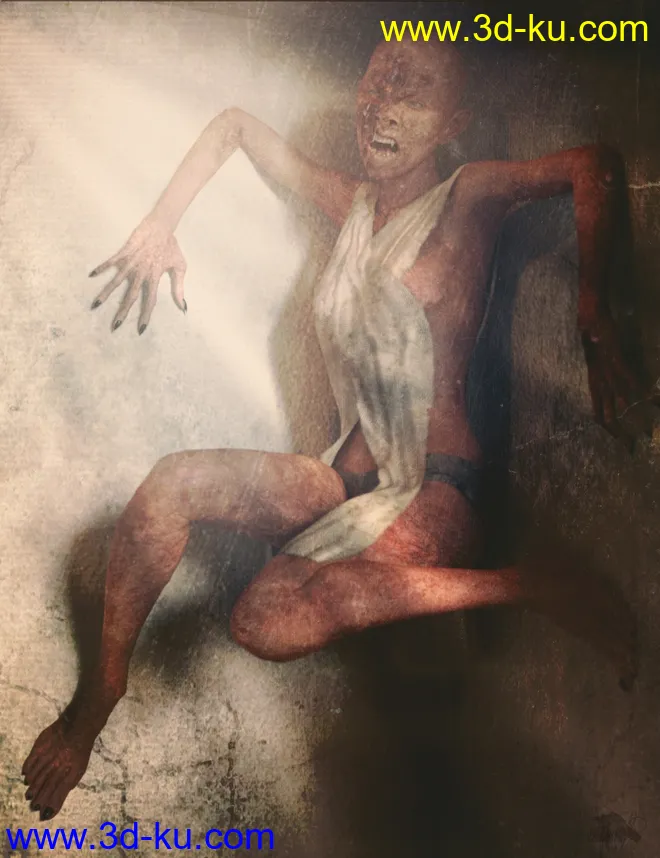 Horrifying Skins for Genesis 3 and 8 Female模型的图片6