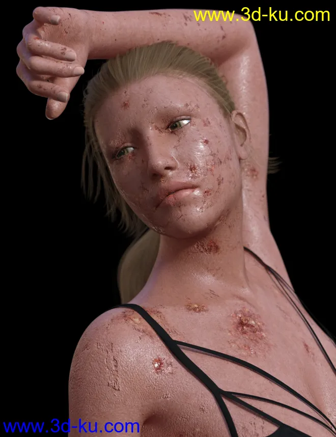 Horrifying Skins for Genesis 3 and 8 Female模型的图片10