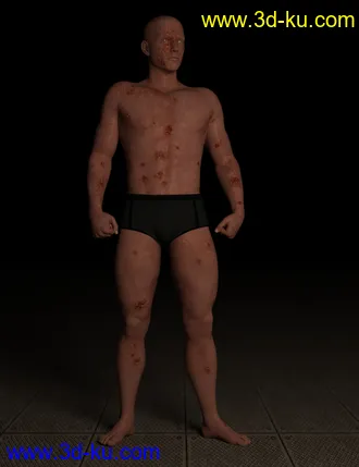 3D打印模型Horrifying Skins for Genesis 3 and 8 Male(s)的图片
