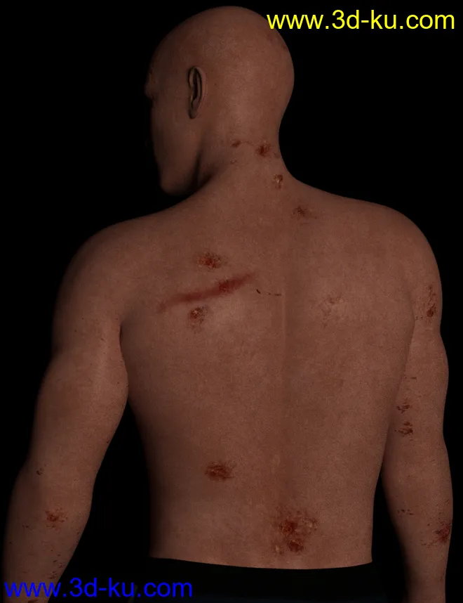 Horrifying Skins for Genesis 3 and 8 Male(s)模型的图片10