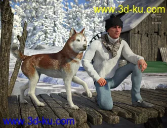 3D打印模型Husky for Daz Dog 8的图片