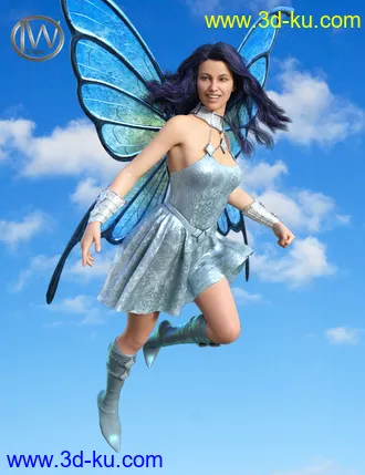 3D打印模型I Can Fly Poses for Genesis 3 & 8的图片