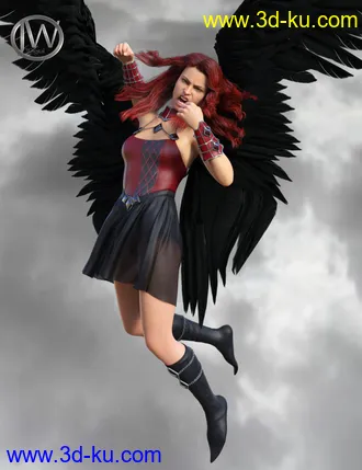 3D打印模型I Can Fly Poses for Genesis 3 & 8的图片