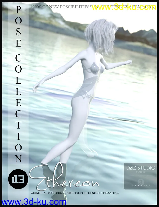 i13 Ethereon Pose Collection for the Genesis 3 Female(s)模型的图片1