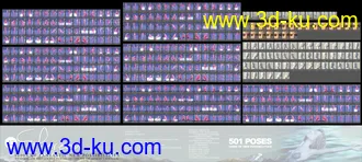 3D打印模型i13 Ethereon Pose Collection for the Genesis 3 Female(s)的图片