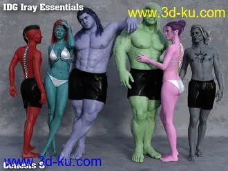 3D打印模型IDG Iray Essentials for Genesis 8的图片