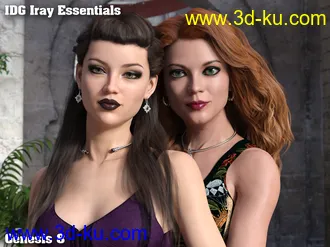 3D打印模型IDG Iray Essentials for Genesis 8的图片