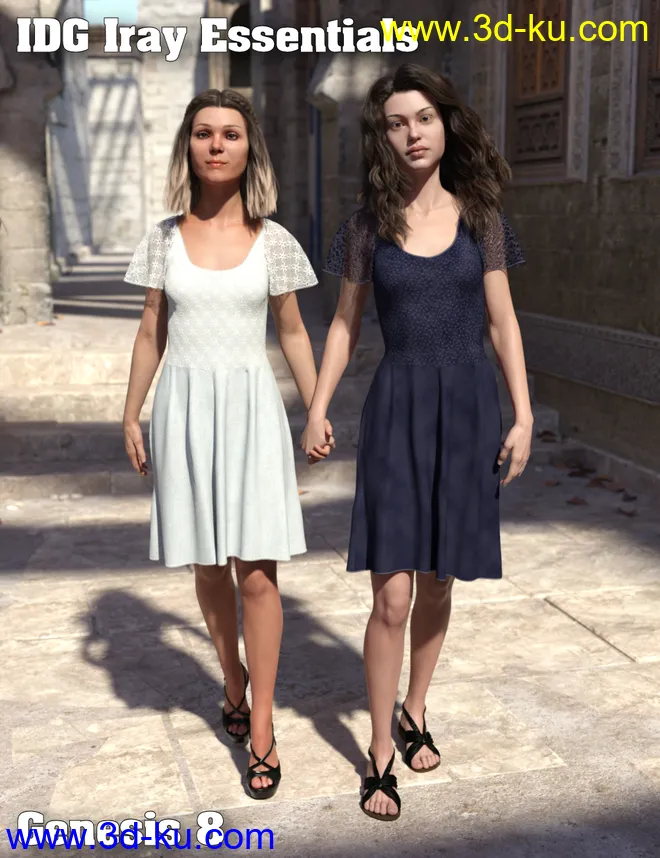 IDG Iray Essentials for Genesis 8 Vol 2模型的图片2