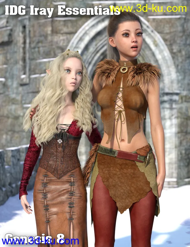 IDG Iray Essentials for Genesis 8 Vol 2模型的图片4
