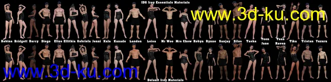 IDG Iray Essentials for Genesis 8 Vol 2模型的图片15