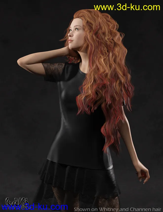 IDG Iray Selectable Hair Color Shader (Update)模型的图片7