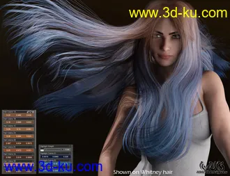 3D打印模型IDG Iray Selectable Hair Color Shader (Update)的图片