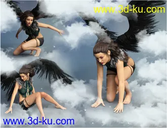 3D打印模型iG Angel Baby Poses For Genesis 8 Female(s)的图片