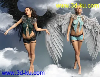 3D打印模型iG Angel Baby Poses For Genesis 8 Female(s)的图片