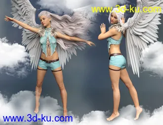 3D打印模型iG Angel Baby Poses For Genesis 8 Female(s)的图片