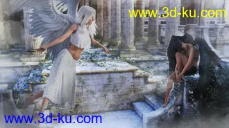 3D打印模型iG Angel Baby Poses For Genesis 8 Female(s)的图片