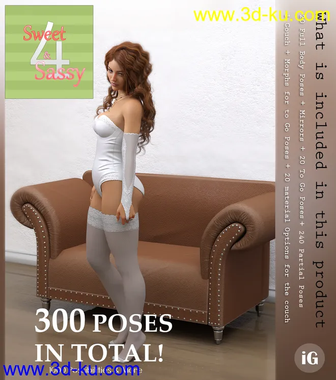 iG Sweet & Sassy Poses Vol. 4模型的图片3