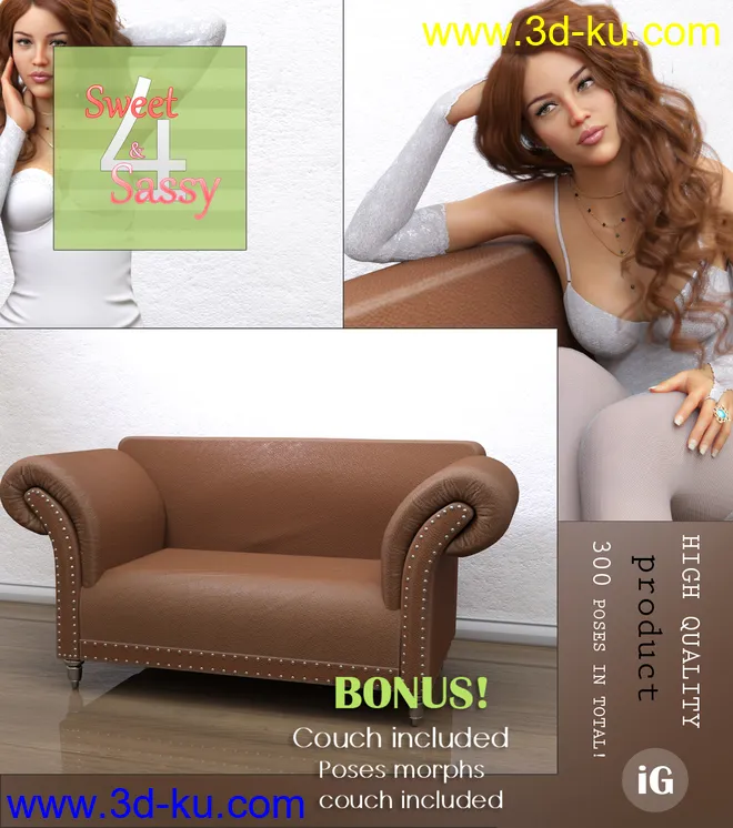 iG Sweet & Sassy Poses Vol. 4模型的图片4