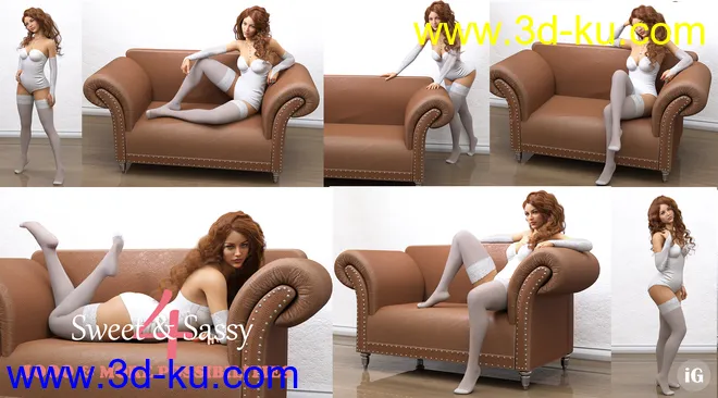 iG Sweet & Sassy Poses Vol. 4模型的图片6
