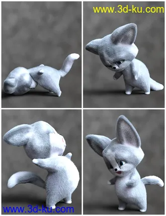 3D打印模型IGD Itty Bitty Poses for Scamp的图片