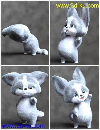 3D打印模型IGD Itty Bitty Poses for Scamp的图片