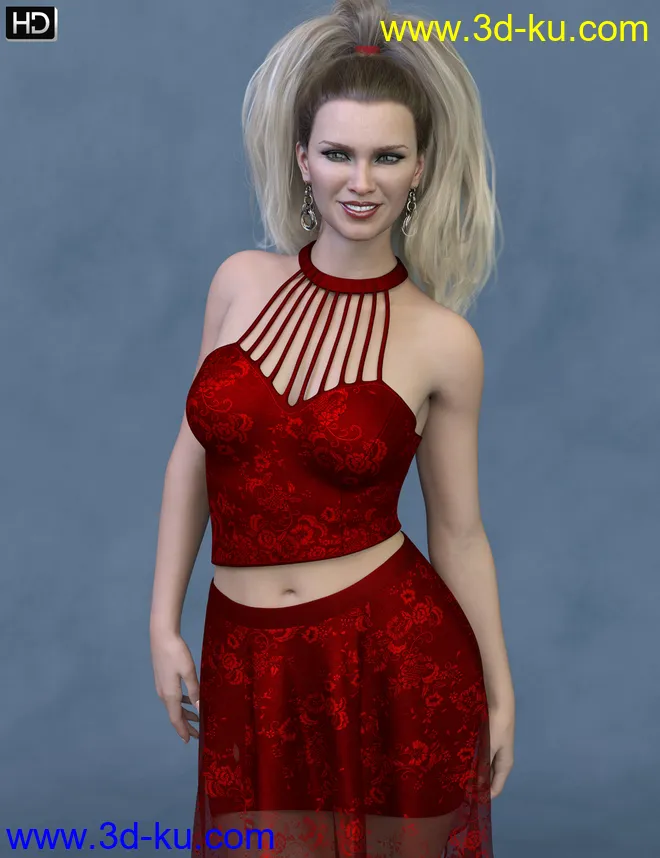 Imogen HD for Genesis 8 Female模型的图片6