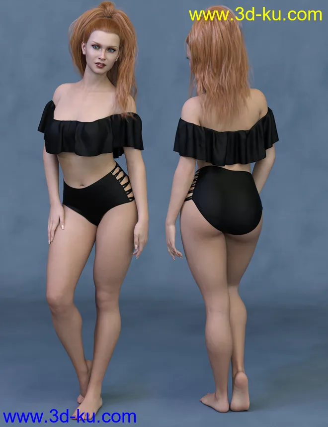 Imogen HD for Genesis 8 Female模型的图片9