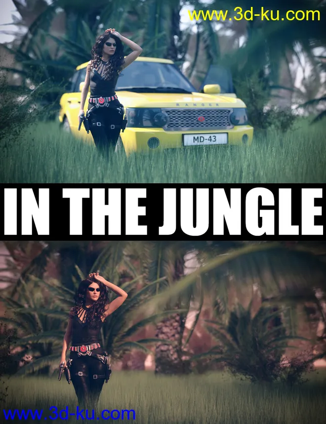 In The Jungle Scene Billboards模型的图片1