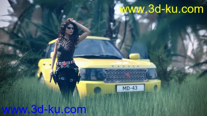 In The Jungle Scene Billboards模型的图片2