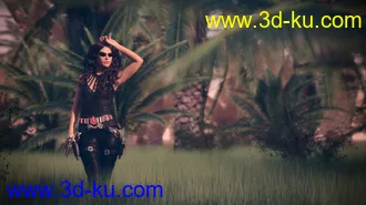 3D打印模型In The Jungle Scene Billboards的图片