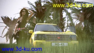 3D打印模型In The Jungle Scene Billboards的图片