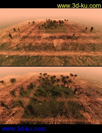 3D打印模型In The Jungle Scene Billboards的图片