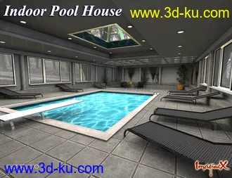 3D打印模型Indoor Pool House的图片