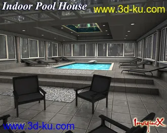 3D打印模型Indoor Pool House的图片