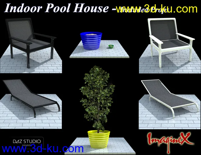 Indoor Pool House模型的图片5