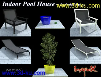 3D打印模型Indoor Pool House的图片