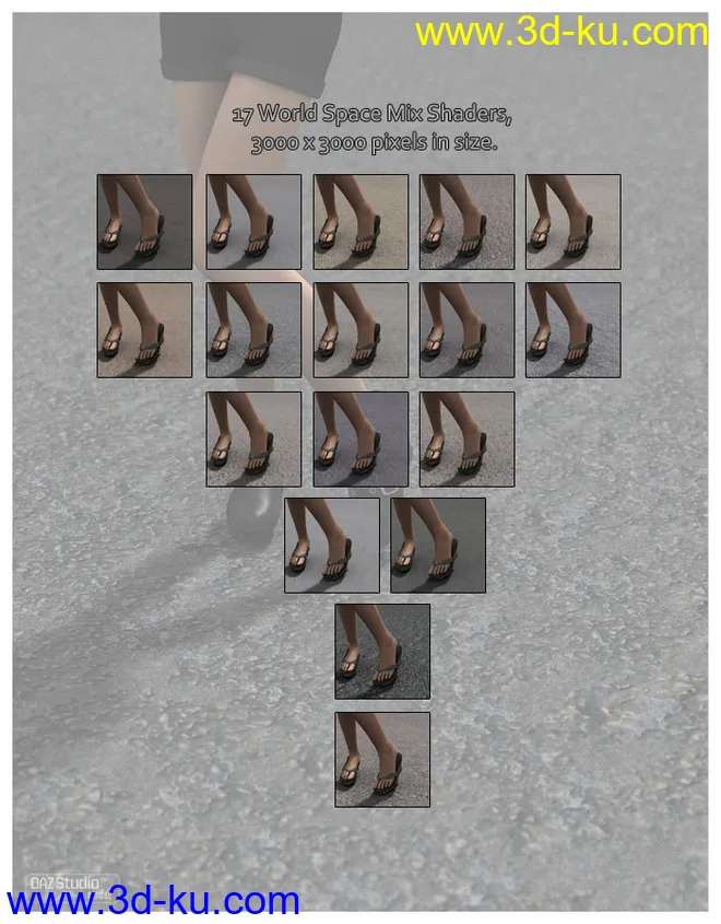 Industrial Floors DAZ Studio Shaders模型的图片5